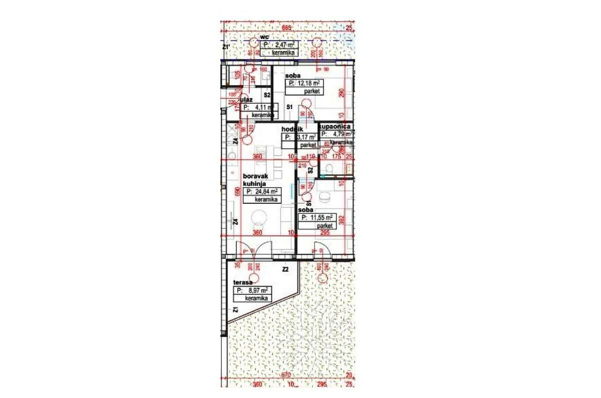 Apartma, prodaja, Povile, Hrvatska, 63 m2, 295.000,00 EUR