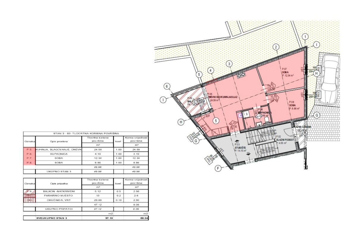 Apartma, prodaja, Omišalj, Hrvatska, 97 m2, 235.000,00 EUR