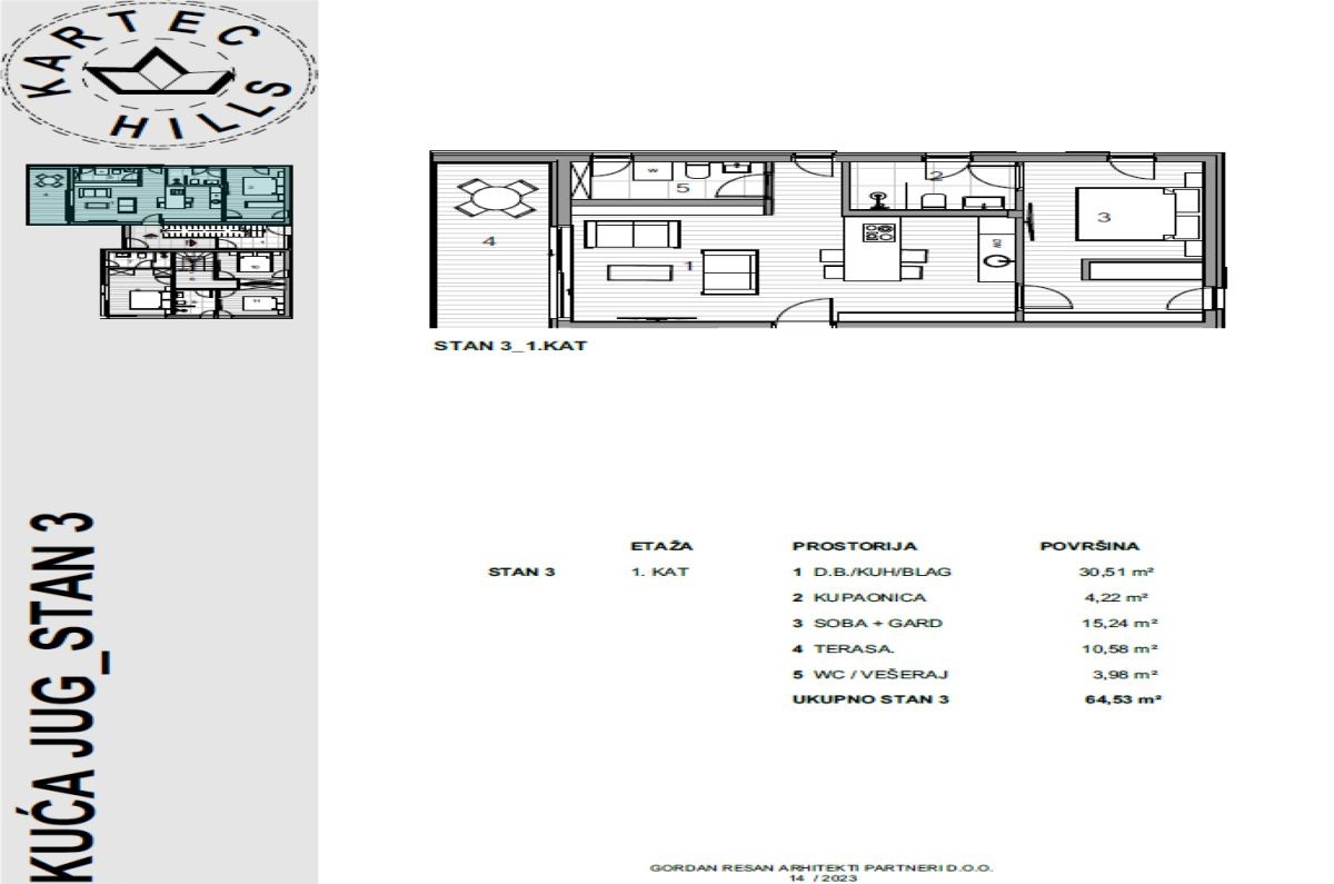 Apartma, prodaja, Mesto Krk, Hrvatska, 64 m2, 395.000,00 EUR