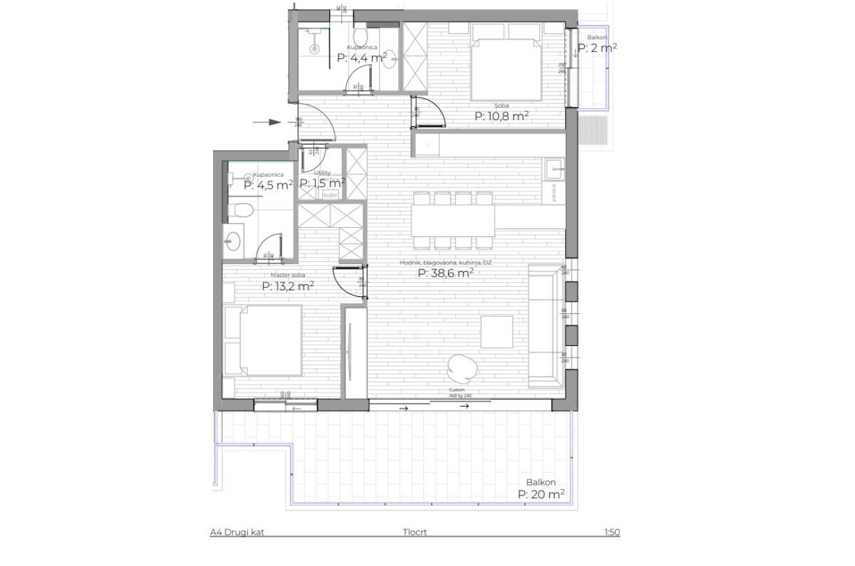Stanovanje, prodaja, Opatija, Hrvatska, 90 m2, 0 EUR