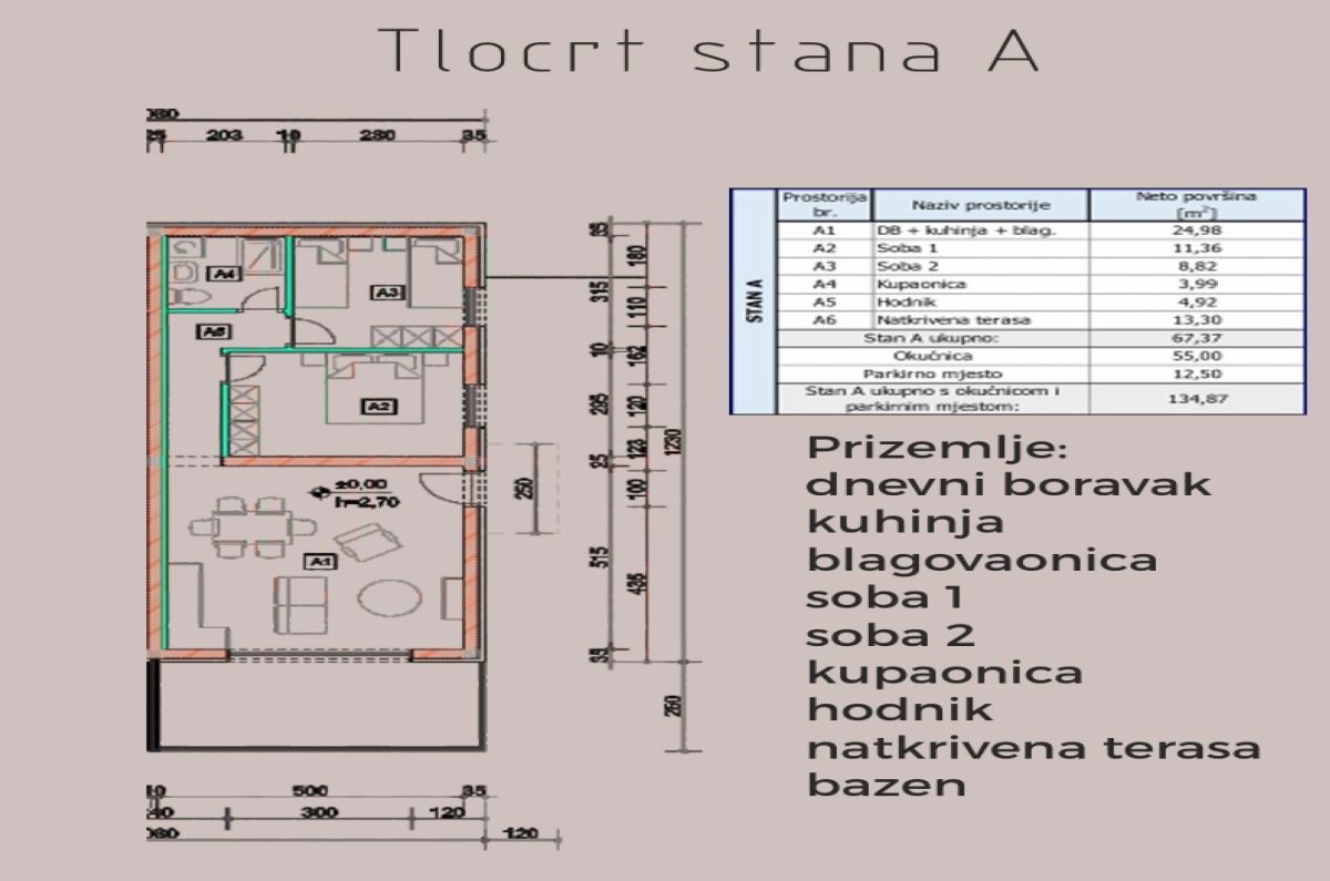 Apartma, prodaja, Omišalj, Hrvatska, 67 m2, 260.000,00 EUR