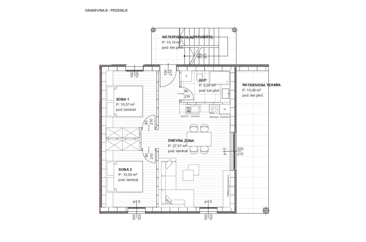 Apartma, prodaja, Uvala Soline, Hrvatska, 68 m2, 265.000,00 EUR