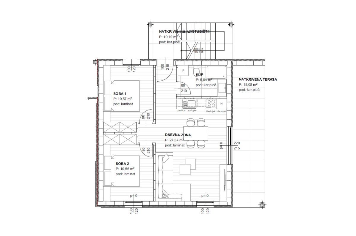 Apartma, prodaja, Uvala Soline, Hrvatska, 68 m2, 265.000,00 EUR