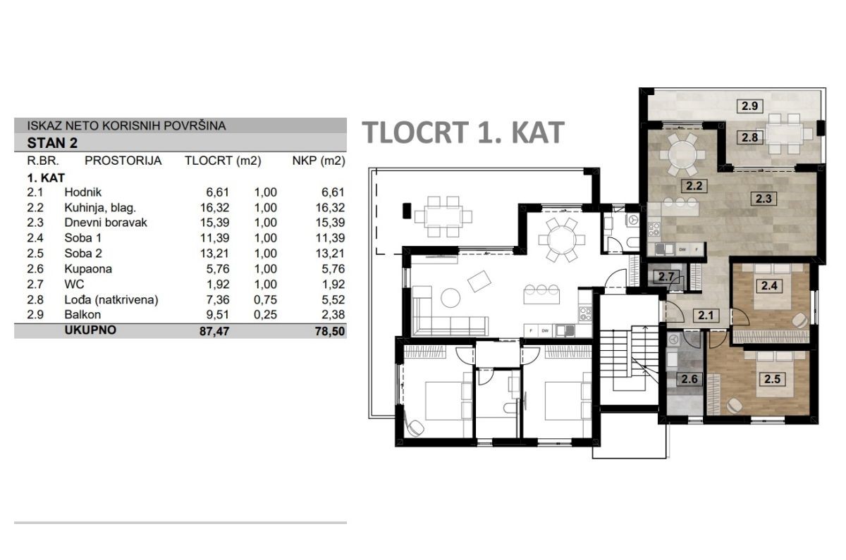 Apartma, prodaja, Malinska, Hrvatska, 124 m2, 500.000,00 EUR