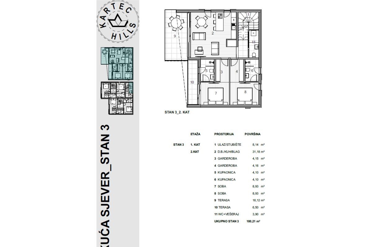 Apartma, prodaja, Mesto Krk, Hrvatska, 100 m2, 665.000,00 EUR