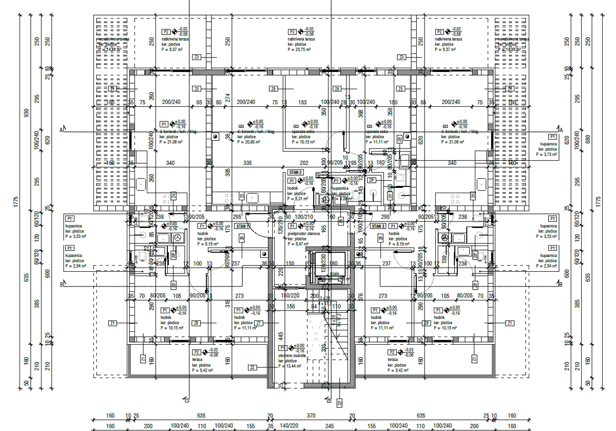 Stanovanje Nin, 52m2