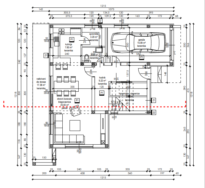 Hiša Privlaka, 180m2