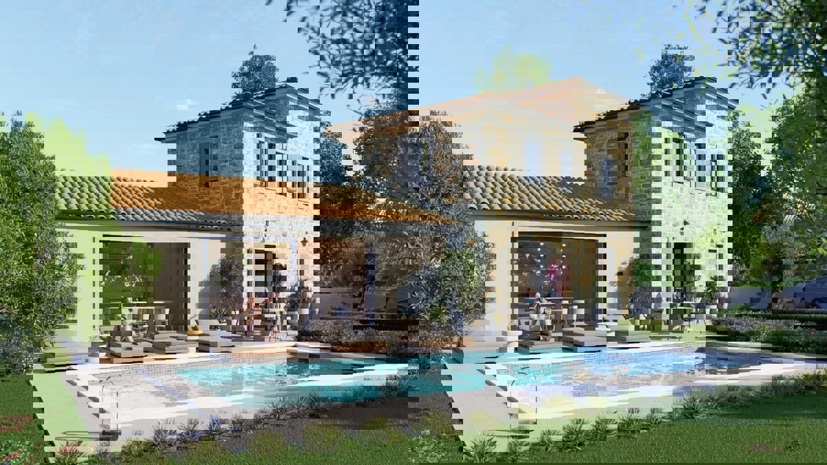 OKOLICA VIŠNJANA - PRODAJA MEDITERANSKE  VILE Z BAZENOM