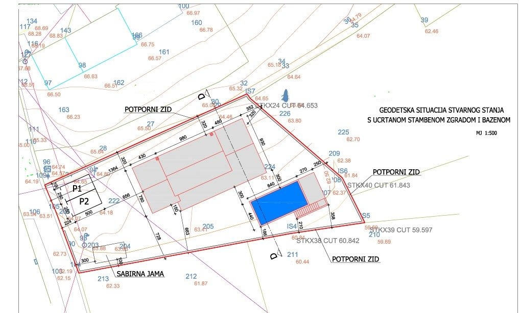 MOTOVUN OKOLICA - PRODAMO ZAZIDLJIVO ZEMLJIŠČE Z IDEJNIM PROJEKTOM