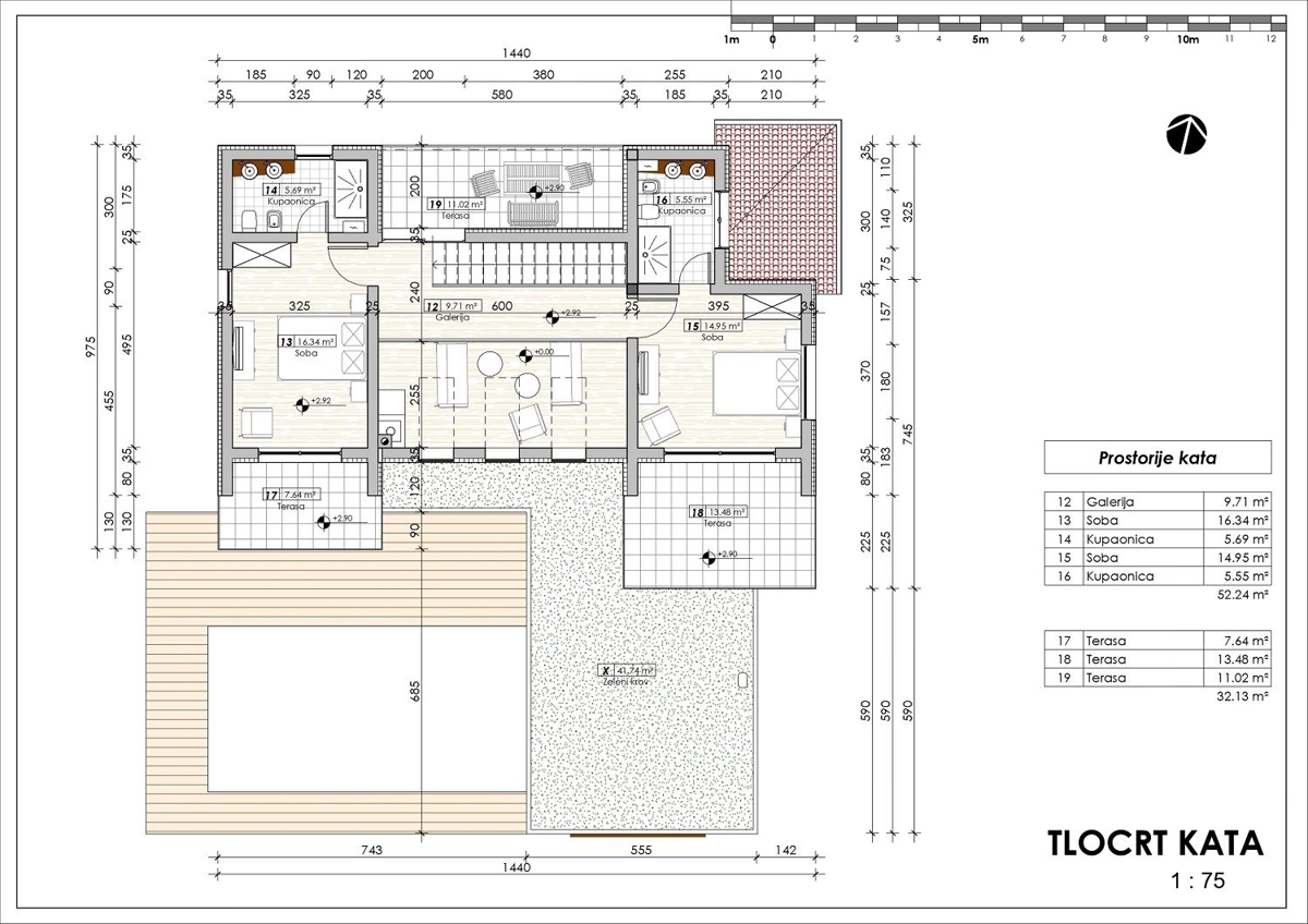 KAŠTELIR-ZAZIDLJIVO ZEMLJIŠČE POGLED MORJE Z IDEJNIM PROJEKTOM