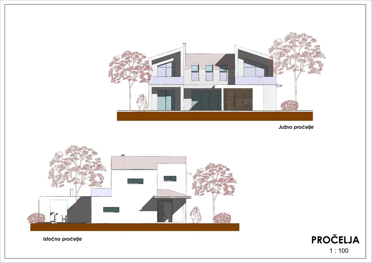 KAŠTELIR-ZAZIDLJIVO ZEMLJIŠČE POGLED MORJE Z IDEJNIM PROJEKTOM