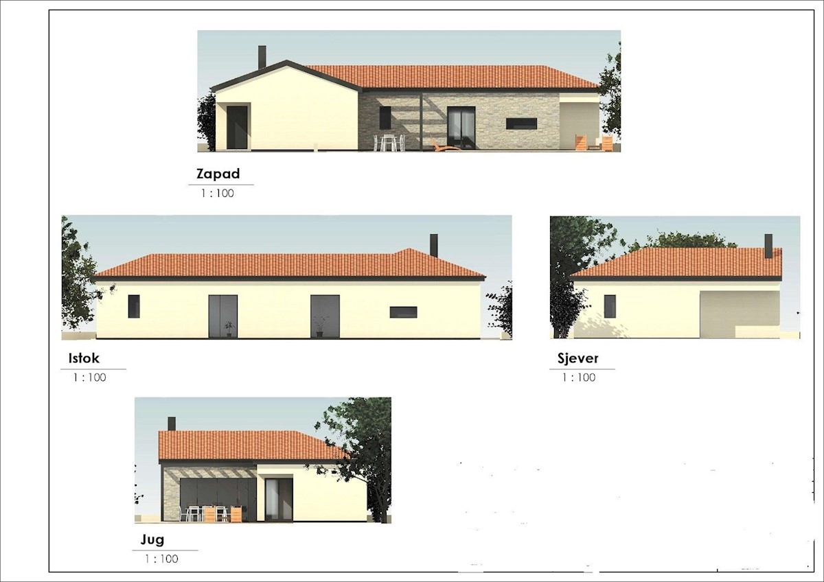 NOVA VAS - BRTONIGLA - BUNGALOV Z BAZENOM V GRADNJI PRODAMO