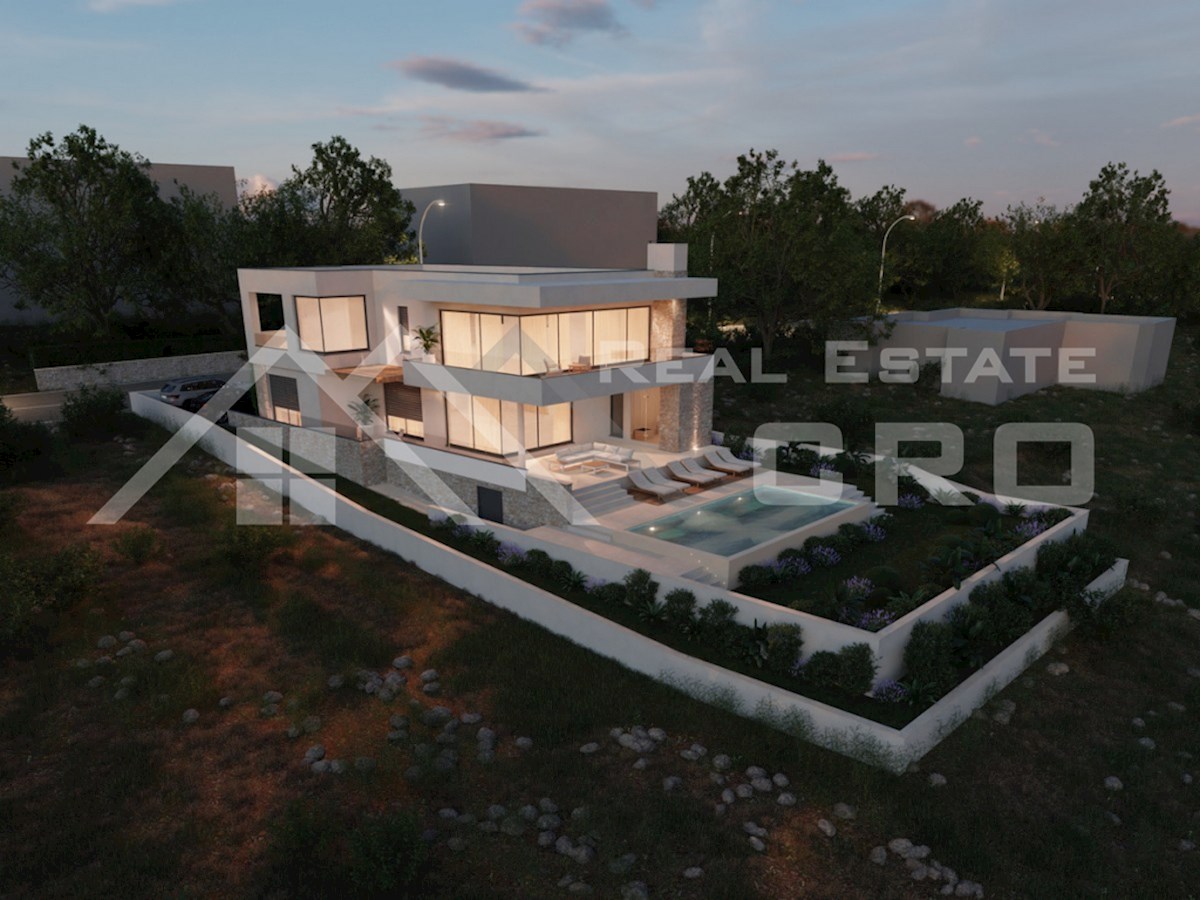 Nepremičnine Primošten - Elegantna in prostorna vila s panoramskim razgledom, v mirnem okolju, prodamo