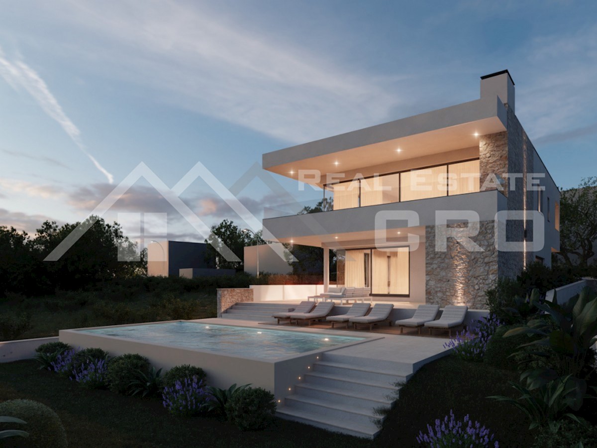 Nepremičnine Primošten - Elegantna in prostorna vila s panoramskim razgledom, v mirnem okolju, prodamo