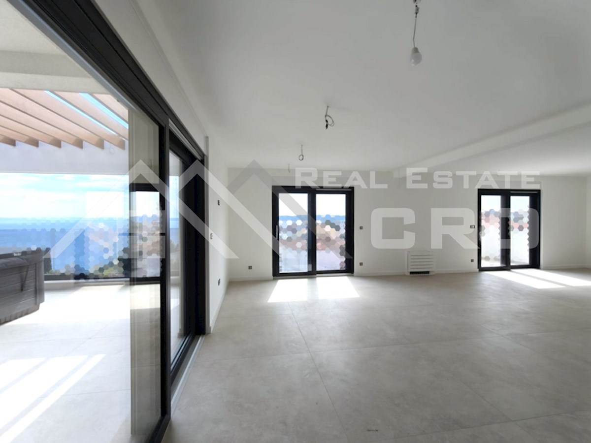 Nekretnine Čiovo - Izjemni penthouse apartmaji v moderni novogradnji z garažo in dvigalom, blizu morja in plaže, prodamo