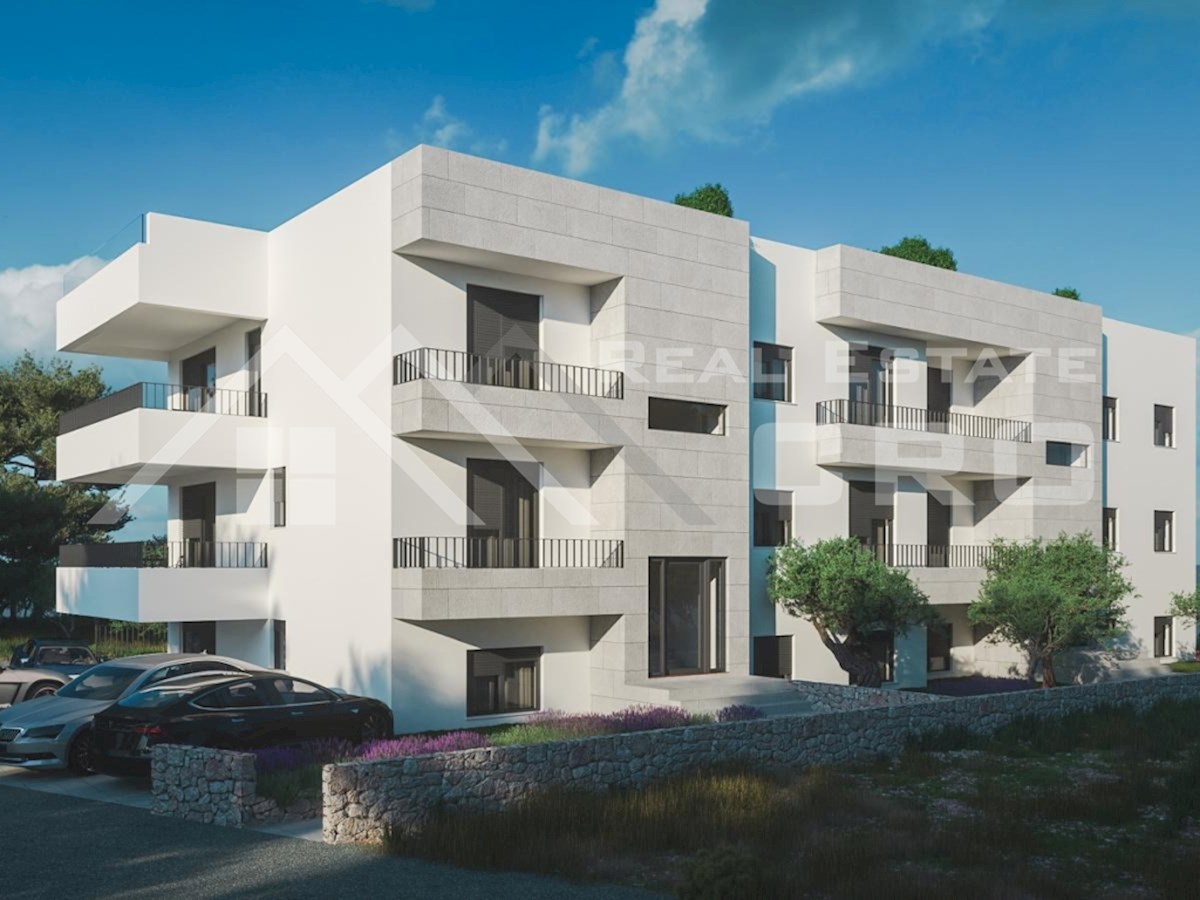 Nepremičnine Čiovo – Novozgrajeni apartmaji s skupnim bazenom in garažo, naprodaj