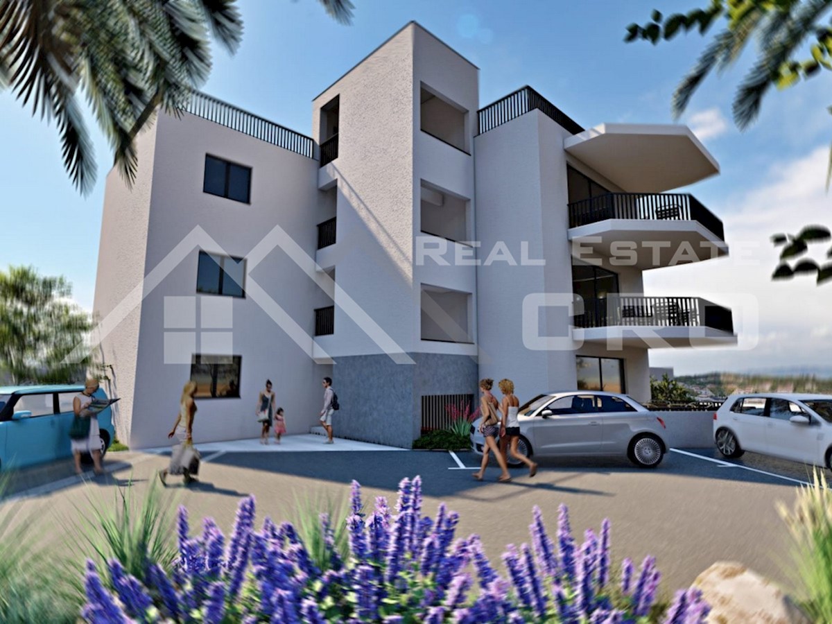 Nepremičnine Čiovo – Penthouse s strešno teraso v novogradnji z garažo, naprodaj