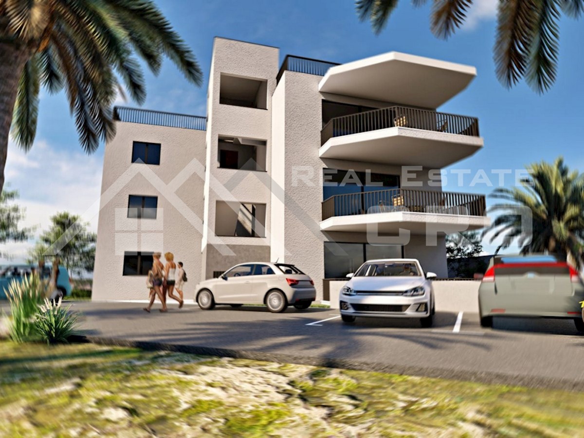 Nepremičnine Čiovo – Penthouse s strešno teraso v novogradnji z garažo, naprodaj