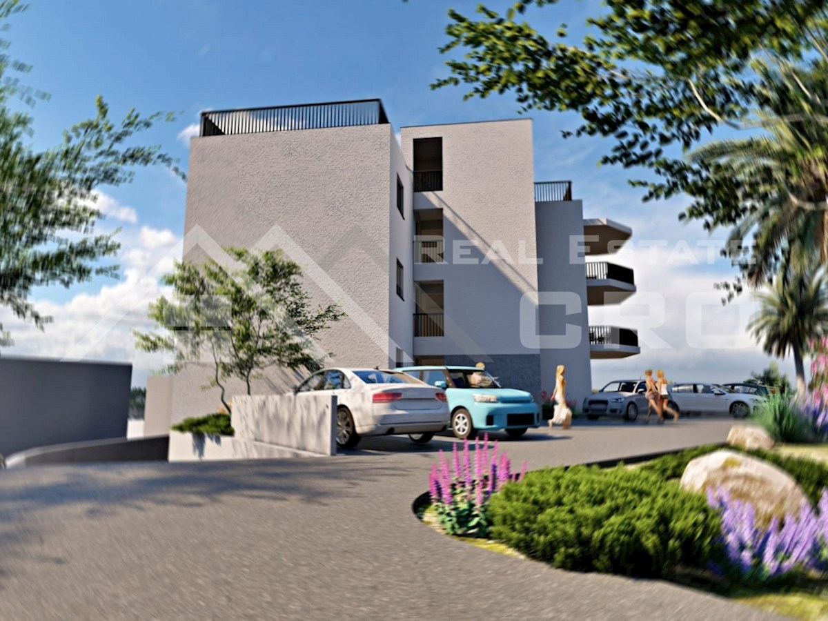 Nepremičnine Čiovo - Dvosobno stanovanje s pokrito teraso, v novogradnji z garažo, naprodaj