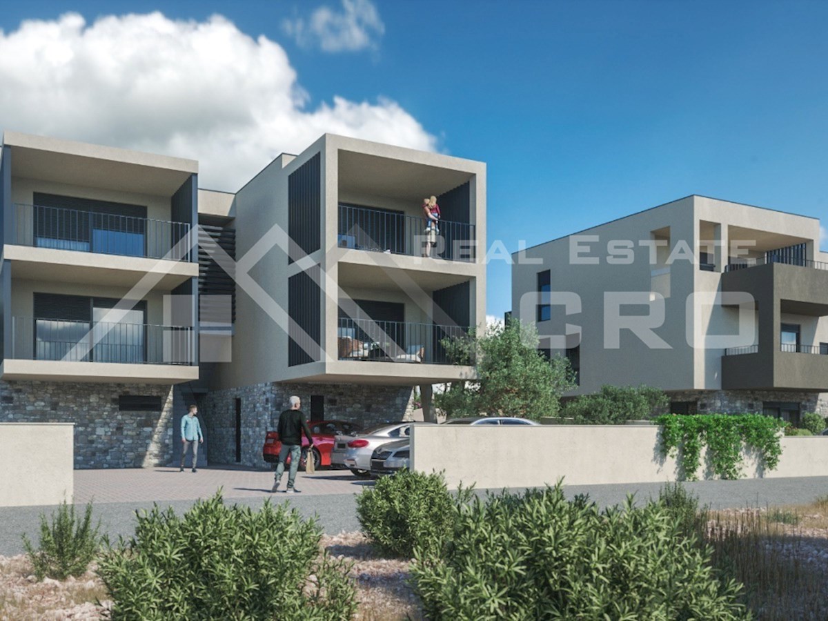 Nepremičnine Šibenik – Prostorni apartmaji s terasami v novogradnji v Brodarici, prodamo