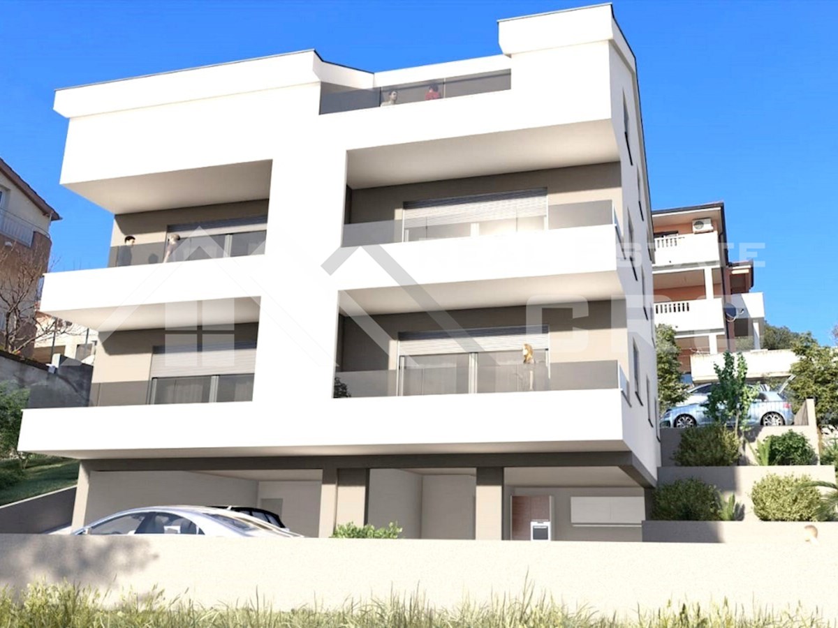 Nepremičnine Čiovo – Sodoben penthouse s tremi spalnicami v novogradnji s skupnim bazenom, prodamo