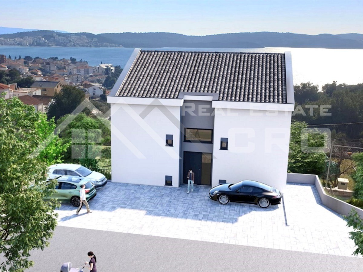 Nepremičnine Čiovo – Sodoben penthouse s tremi spalnicami v novogradnji s skupnim bazenom, prodamo