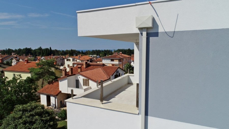 Penthouse s strešno teraso 51.59 m2, Novigrad, Istra