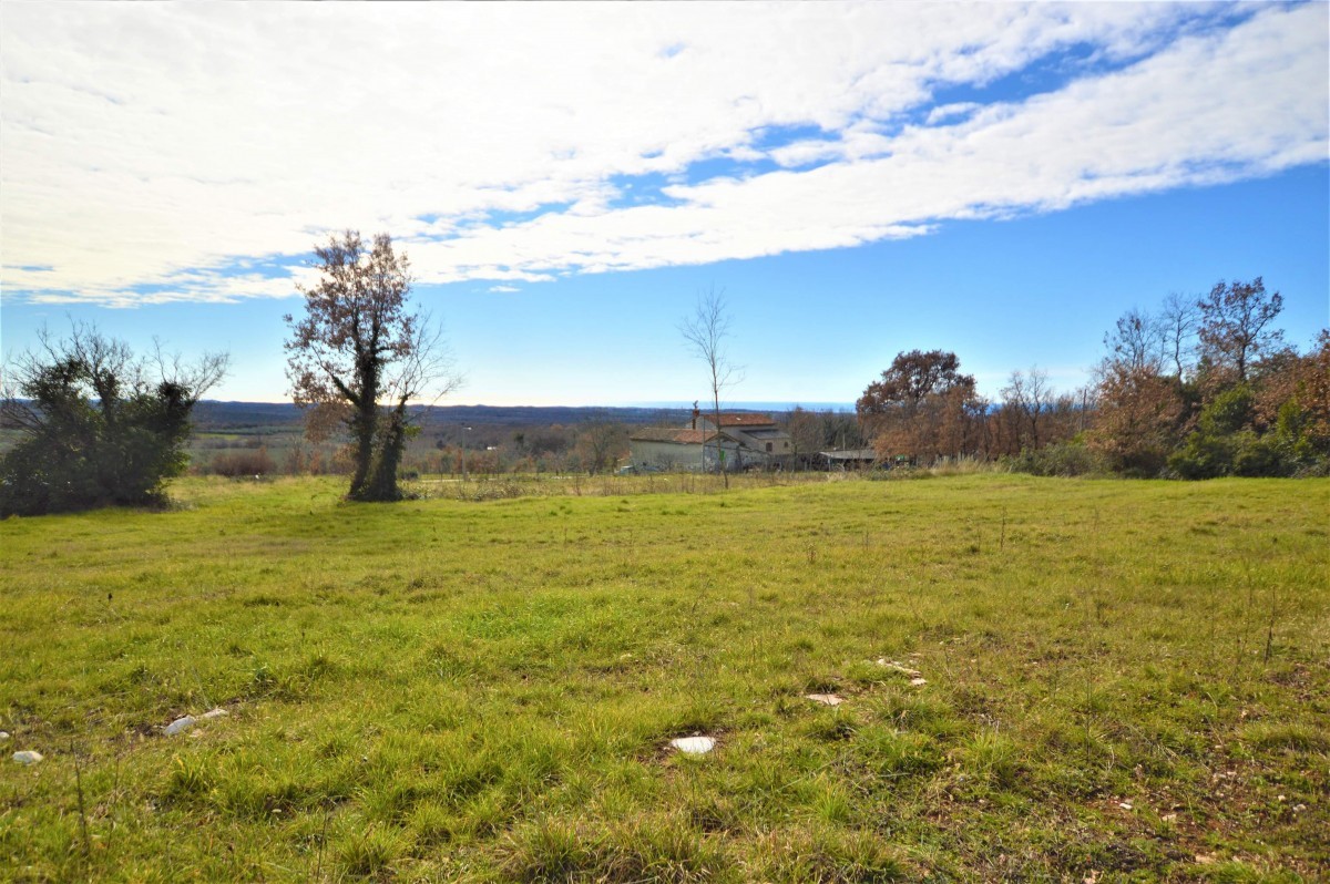 Zemljišče s pogledom na morje, blizu Poreča za vile, Istra, Hrvaška