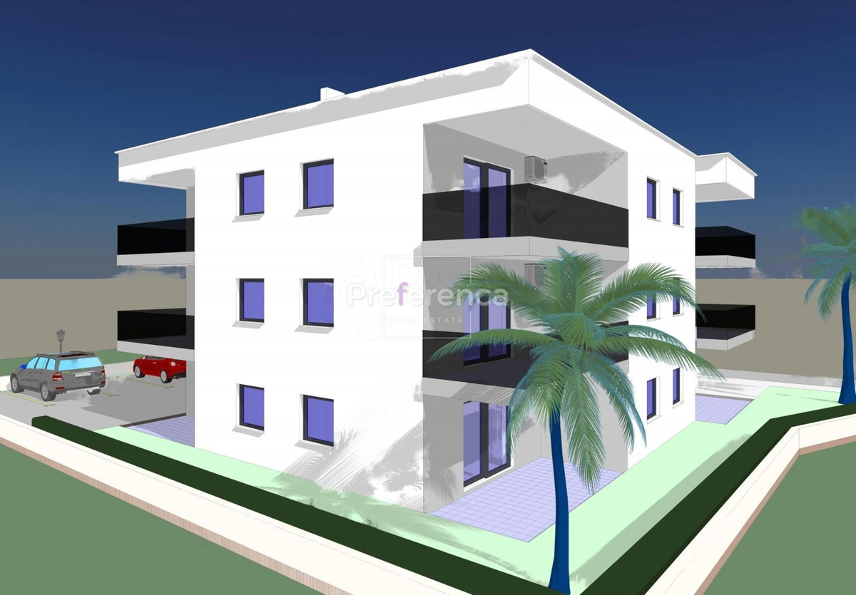 Pag - dvosobni apartma - PRVO NADSTROPJE
