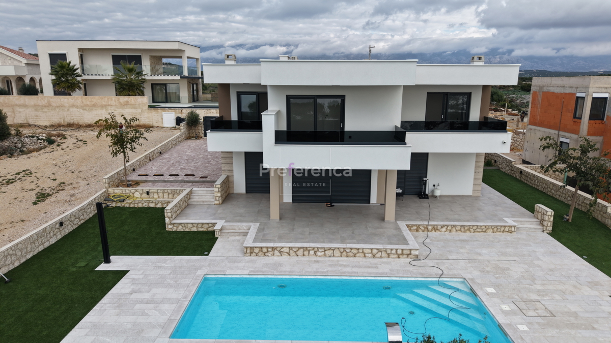 Novalja, Škuncini stani - vrhunska vila z bazenom