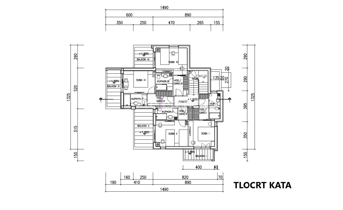 Novalja, Škuncini stani - vrhunska vila z bazenom
