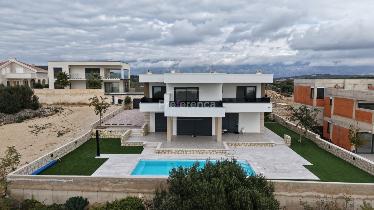 Novalja, Škuncini stani - vrhunska vila z bazenom