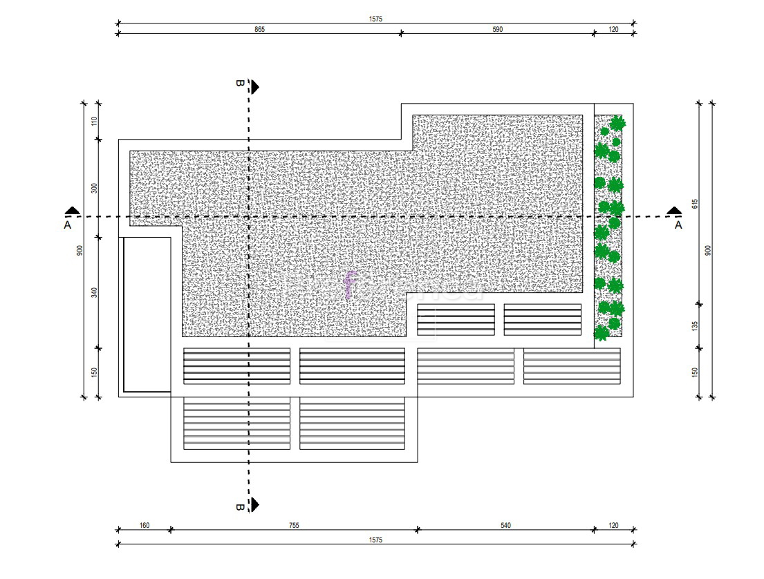 Novalja - gradbeno zemljišče z idejno zasnovo