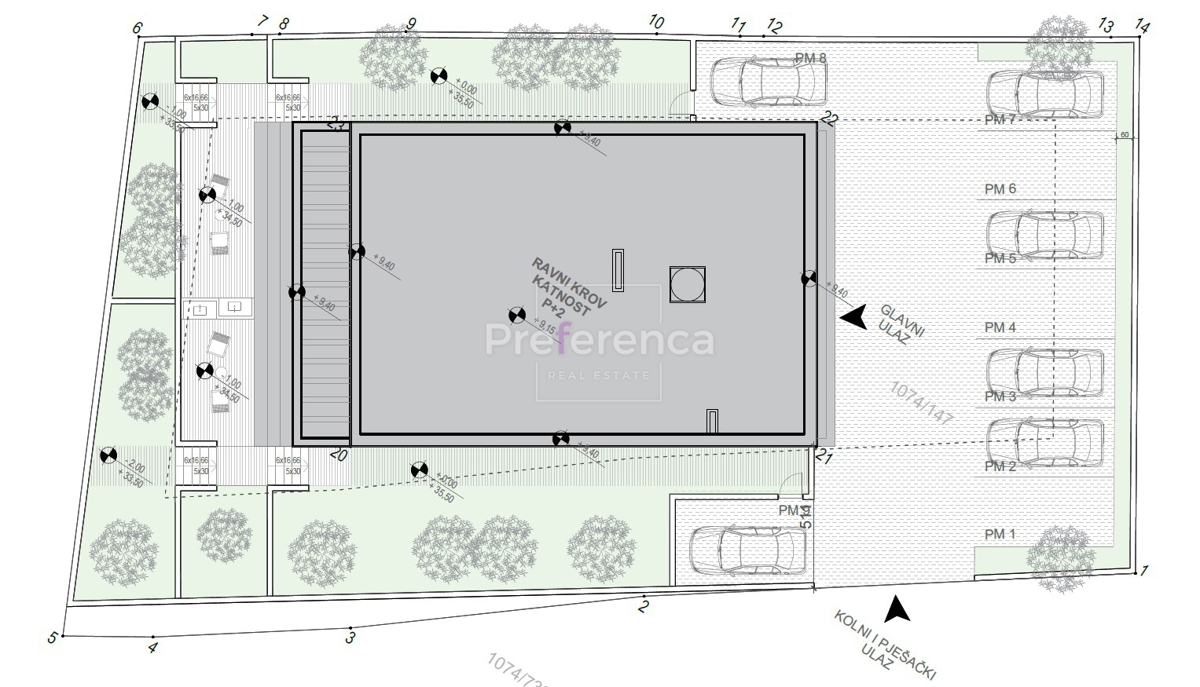 Novalja - trisobno stanovanje v drugem nadstropju