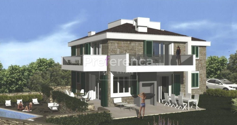 Dabovi stani, Novalja - vila s bazenom + zemljišče s projektom
