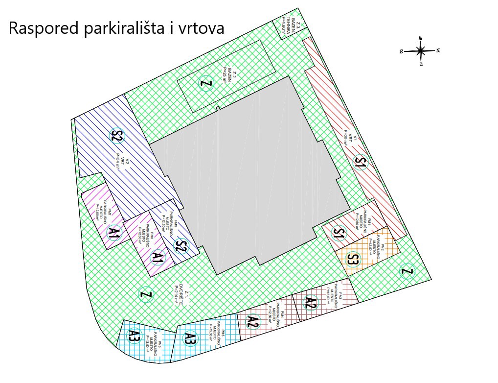 Novalja - dvosobno stanovanje na prvem nadstropju