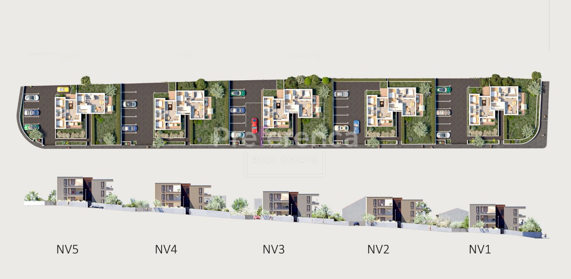Novalja - dvosobno stanovanje z vrtom - NOVI VRHUNSKI PROJEKT