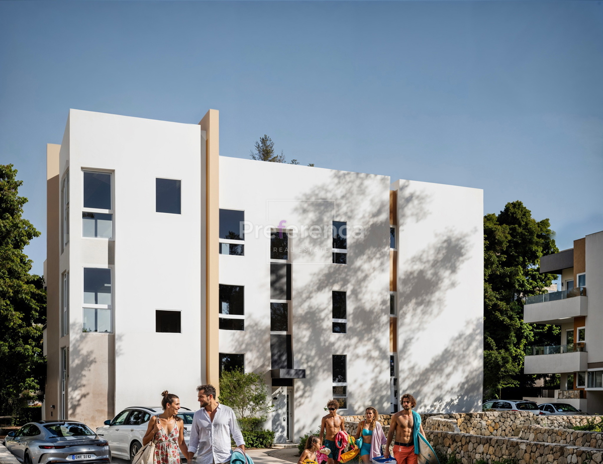 Novalja - dvosobno stanovanje v prvem nadstropju - DRUGA VRSTA OD MORJA