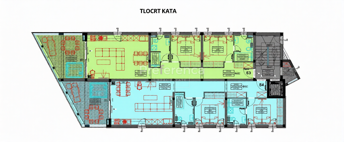 Mandre - dvoposteljno stanovanje v prvem nadstropju