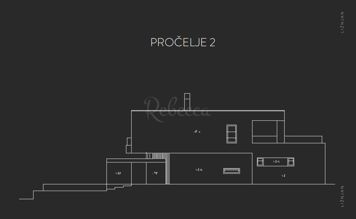 Prodamo družinsko hišo v gradnji v Ližnjanu – 181 m², prelivni bazen, moderna zasnova