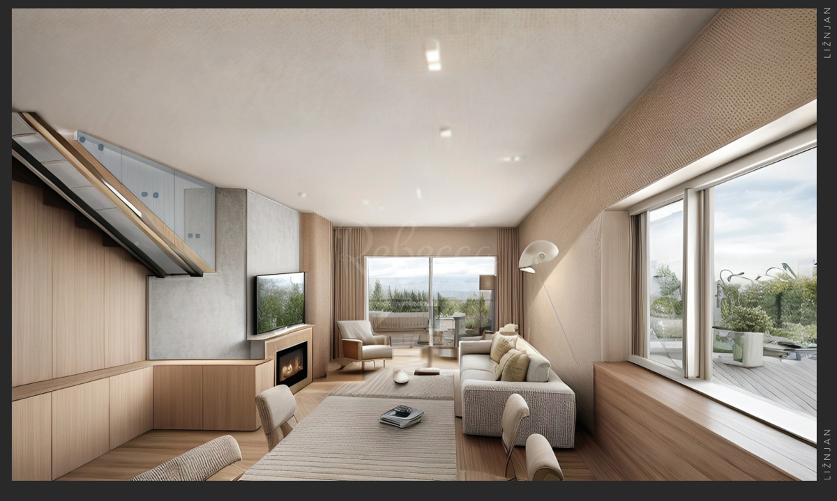 Prodamo družinsko hišo v gradnji v Ližnjanu – 181 m², prelivni bazen, moderna zasnova