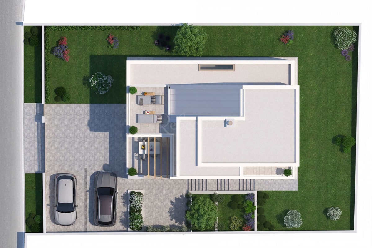 Istra, Crveni Vrh, hiša s projektom za obnovo na atraktivni lokaciji