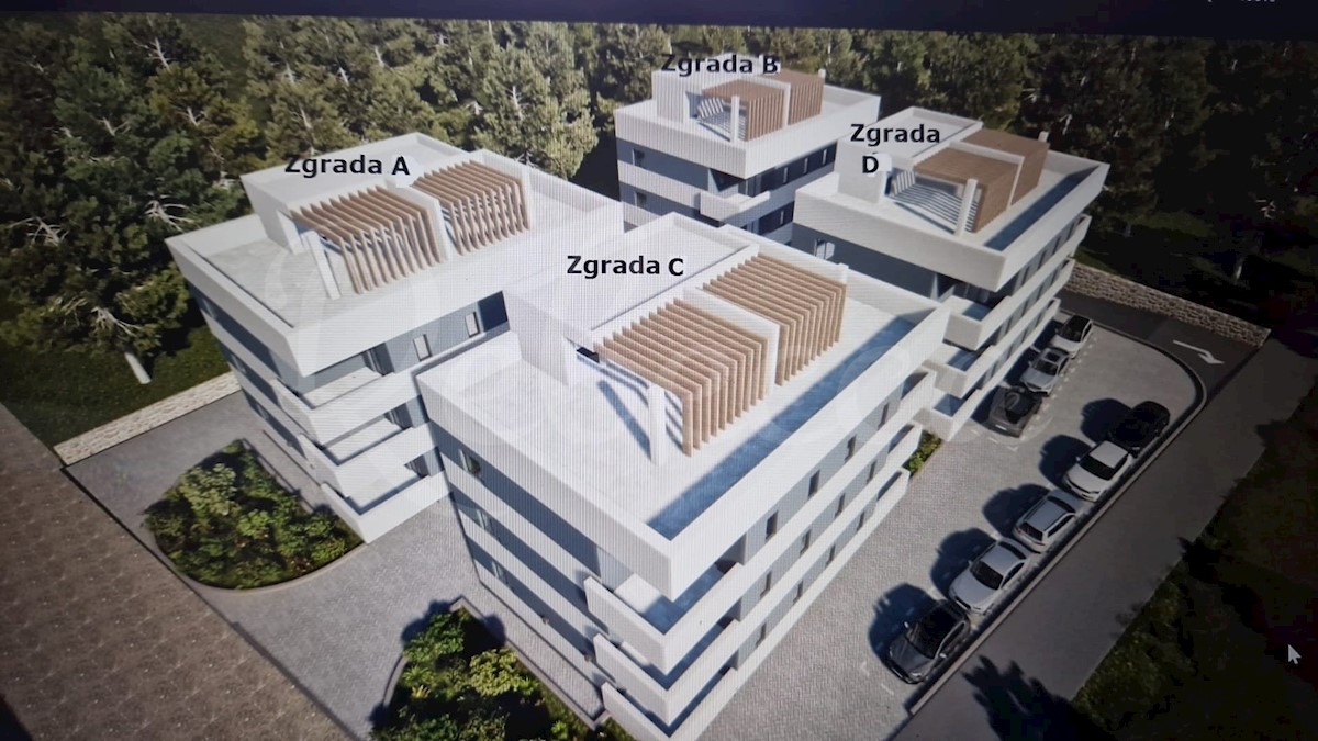 Pakoštane, pritlični apartma (70m2), 100 metrov od morja, NOVOGRADNJA