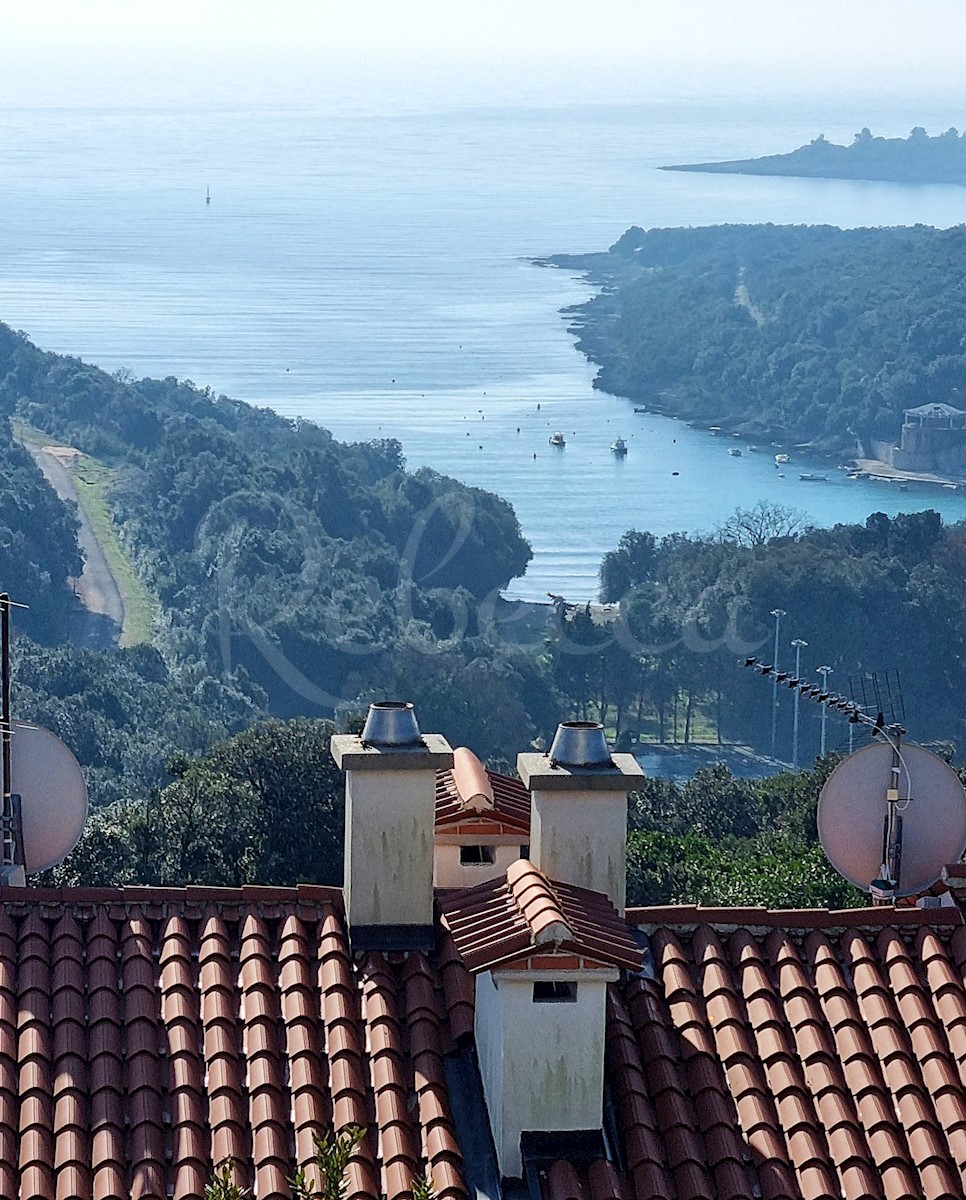 Duga uvala, okolica Pule, Ekskluzivno stanovanje v prvem nadstropju s panoramskim pogledom na morje in teraso z jacuzzijem