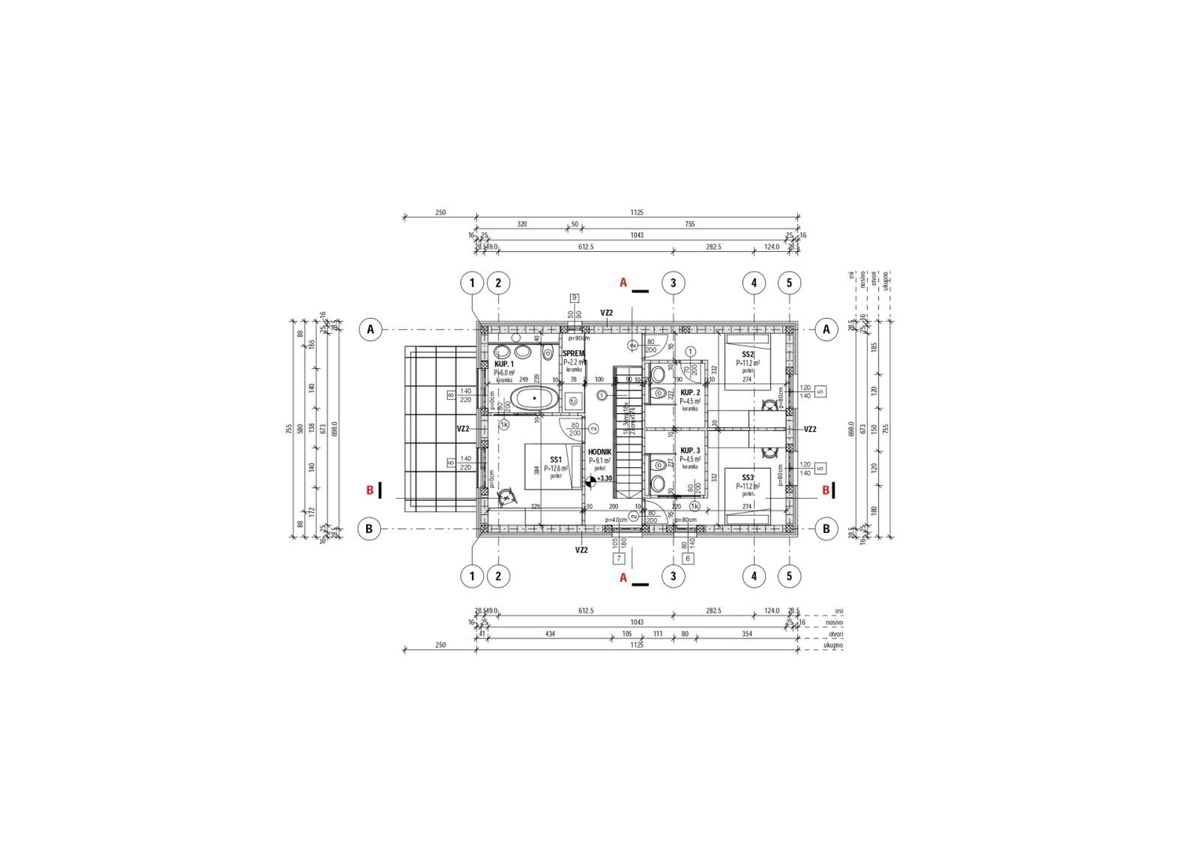 Gradbeno zemljišče 550 m2, projekt, dovoljenje, okolica Juršići