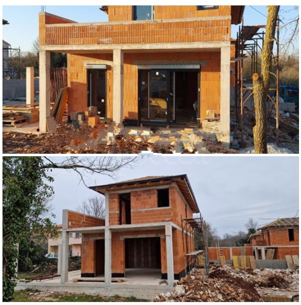Vila z bazenom, 158 m2, 4 spalnice, blizu Juršića, NOVO