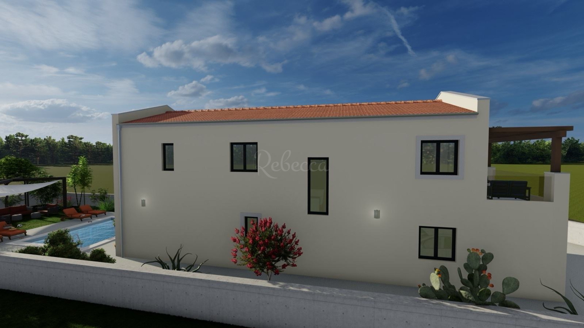 Hiša v izgradnji, 290 m2, bazen, okolica Štokovcev