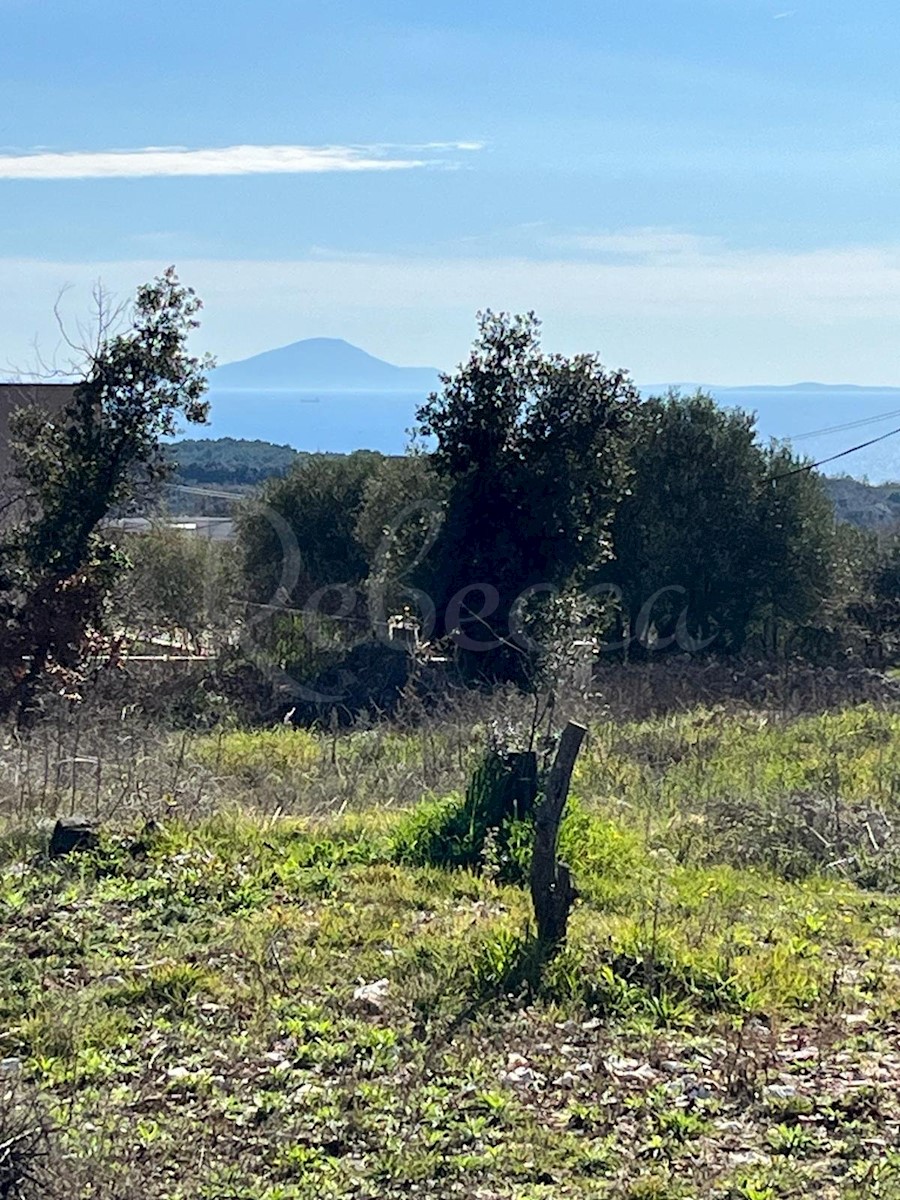 Peruški, gradbena parcela s pogledom na morje