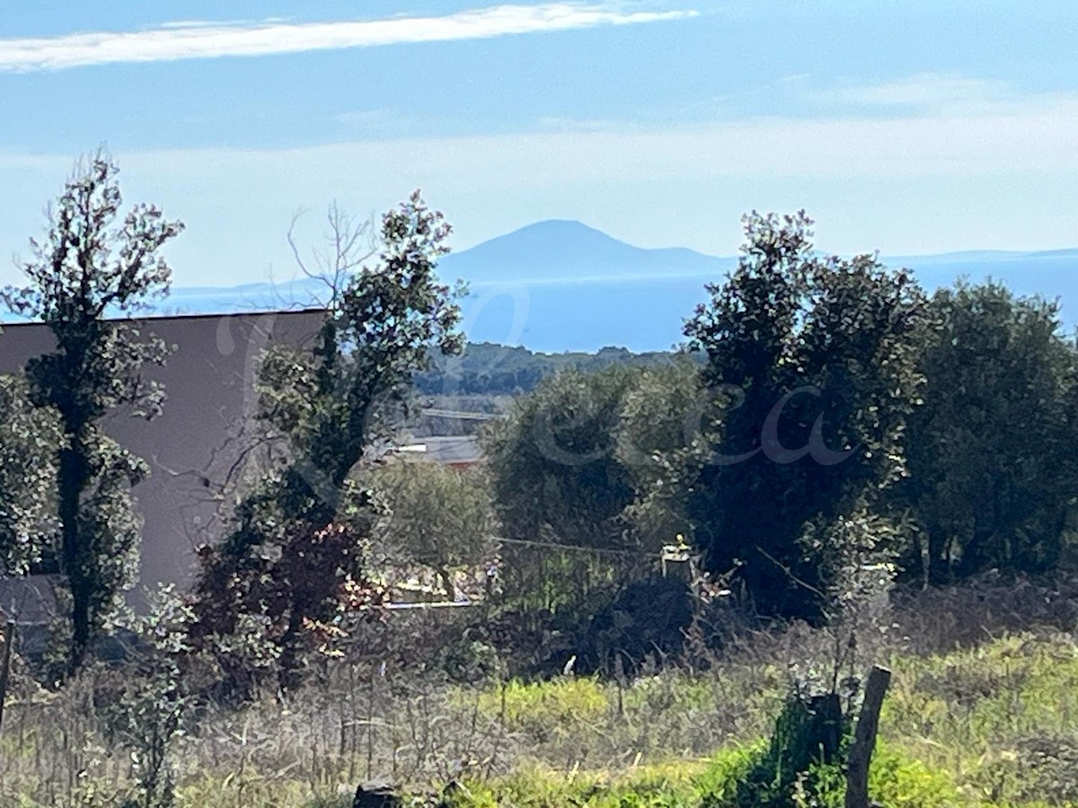 Peruški, gradbena parcela s pogledom na morje