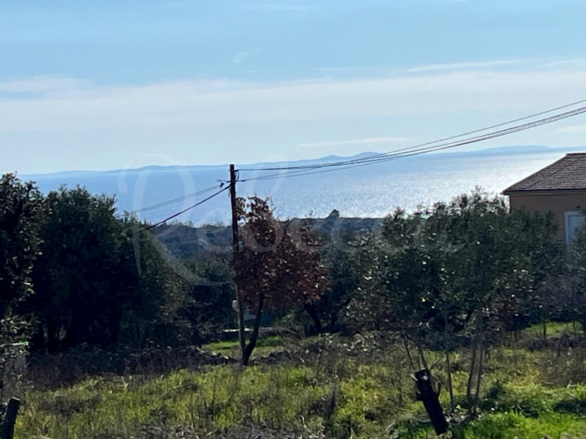 Peruški, gradbena parcela s pogledom na morje